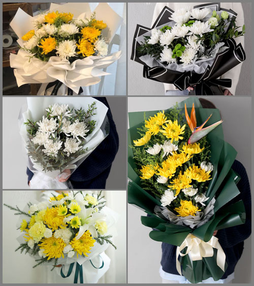 陕西渭南市合阳县同家庄镇白事花束代送